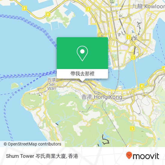 Shum Tower 岑氏商業大廈地圖