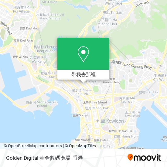 Golden Digital 黃金數碼廣場地圖
