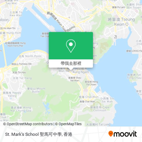St. Mark's School 聖馬可中學地圖