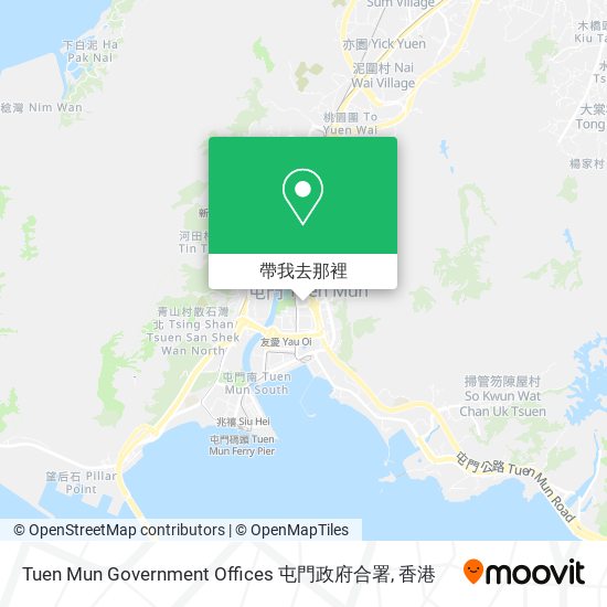 Tuen Mun Government Offices 屯門政府合署地圖