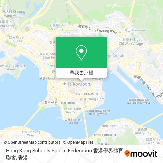 Hong Kong Schools Sports Federation 香港學界體育聯會地圖