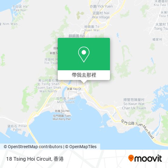 18 Tsing Hoi Circuit地圖