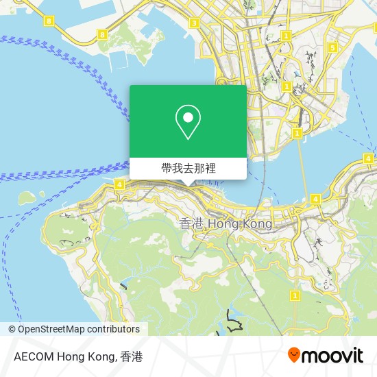 AECOM Hong Kong地圖
