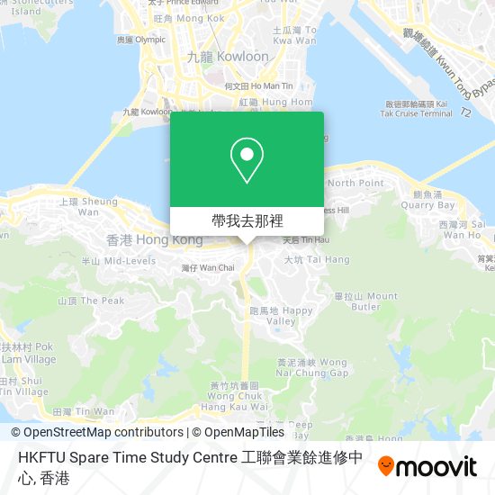HKFTU Spare Time Study Centre 工聯會業餘進修中心地圖
