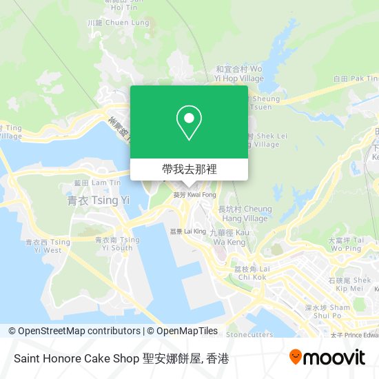 Saint Honore Cake Shop 聖安娜餅屋地圖