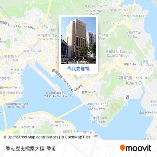 香港歷史檔案大樓地圖