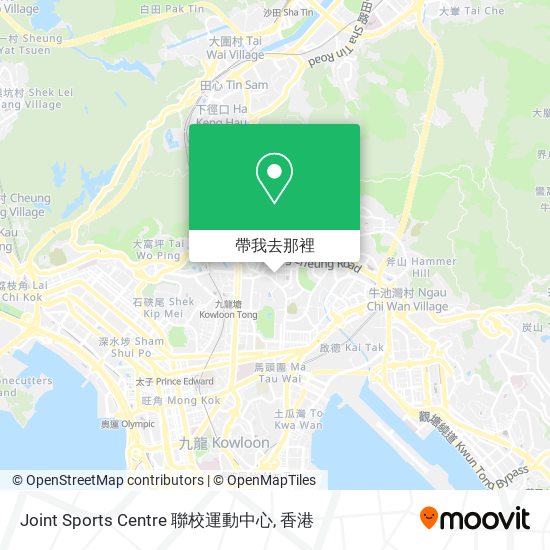 Joint Sports Centre 聯校運動中心地圖