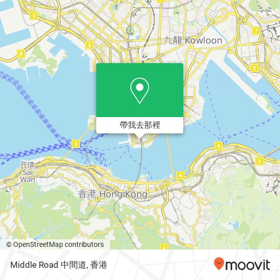Middle Road 中間道地圖