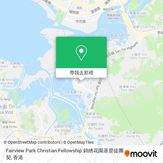 Fairview Park Christian Fellowship 錦綉花園基督徒團契地圖