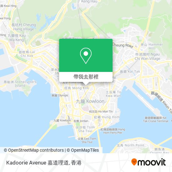 Kadoorie Avenue 嘉道理道地圖