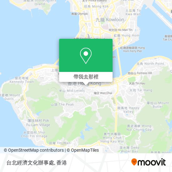 台北經濟文化辦事處地圖