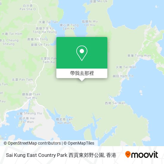 Sai Kung East Country Park 西貢東郊野公園地圖