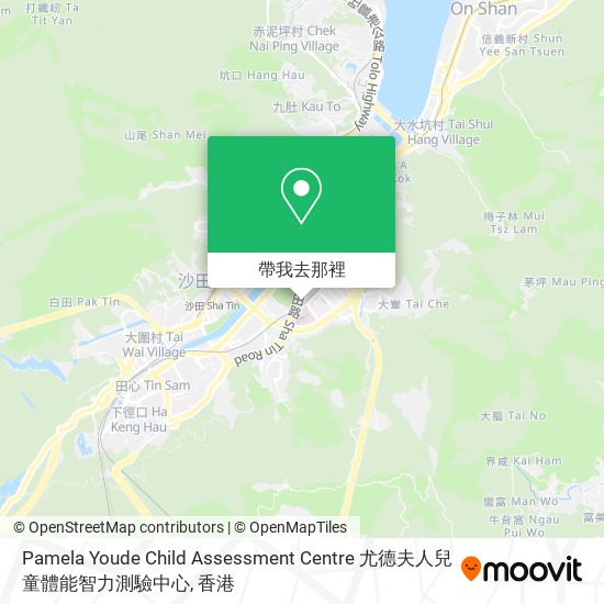 Pamela Youde Child Assessment Centre 尤德夫人兒童體能智力測驗中心地圖