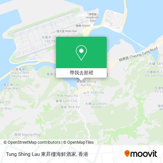 Tung Shing Lau 東昇樓海鮮酒家地圖