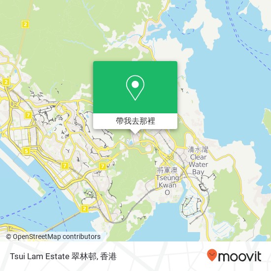 Tsui Lam Estate 翠林邨地圖