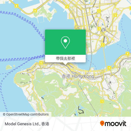 Model Genesis Ltd.地圖