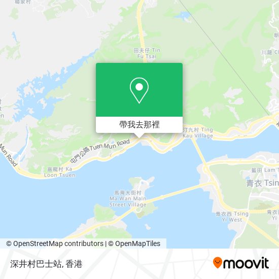 深井村巴士站地圖