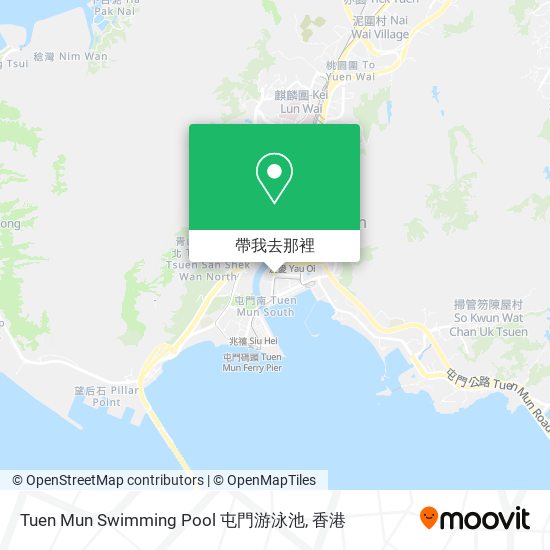 Tuen Mun Swimming Pool 屯門游泳池地圖