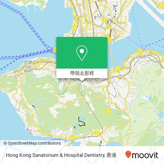 Hong Kong Sanatorium & Hospital Dentistry地圖