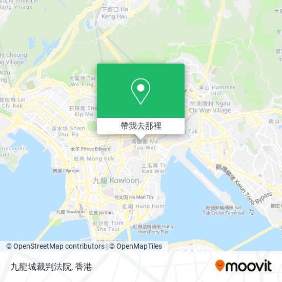 九龍城裁判法院地圖