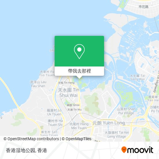 香港湿地公园地圖