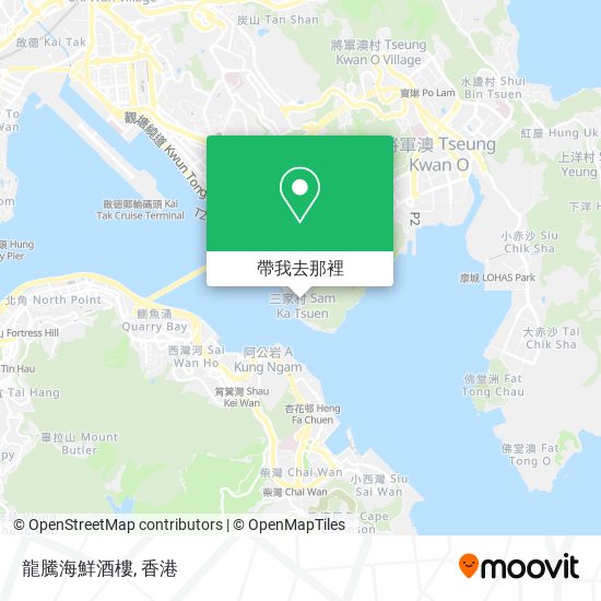 龍騰海鮮酒樓地圖