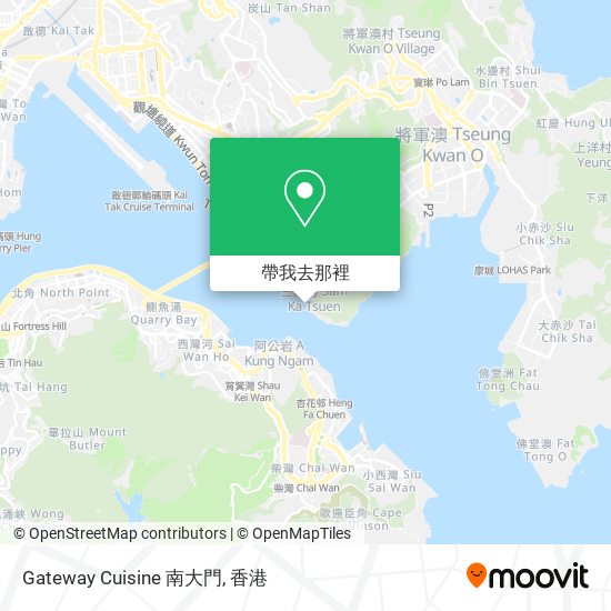 Gateway Cuisine 南大門地圖