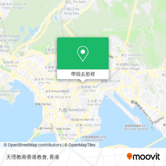天理教南香港教會地圖