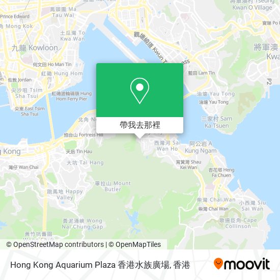 Hong Kong Aquarium Plaza 香港水族廣場地圖