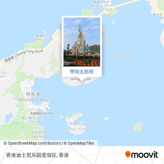 香港迪士尼乐园度假区地圖