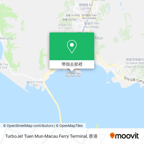 TurboJet Tuen Mun-Macau Ferry Terminal地圖