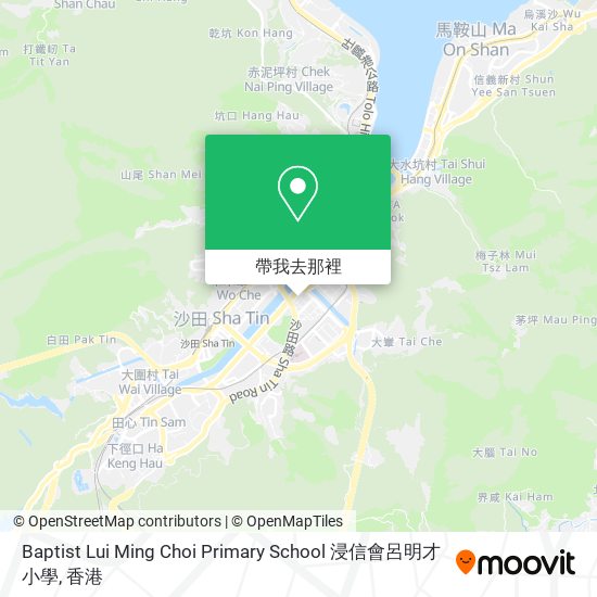 Baptist Lui Ming Choi Primary School 浸信會呂明才小學地圖