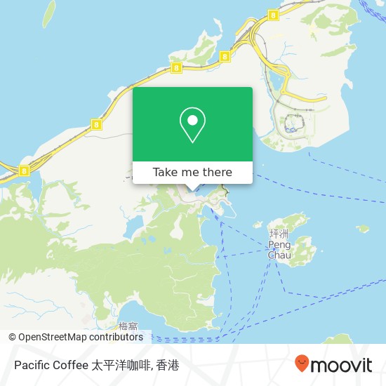 Pacific Coffee 太平洋咖啡地圖