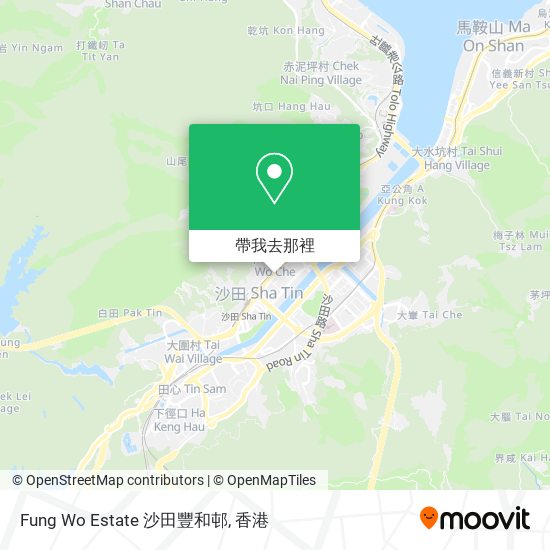 Fung Wo Estate 沙田豐和邨地圖