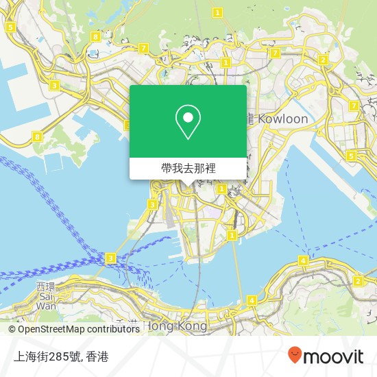 上海街285號地圖