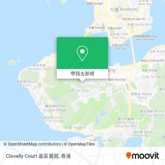 Clovelly Court 嘉富麗苑地圖