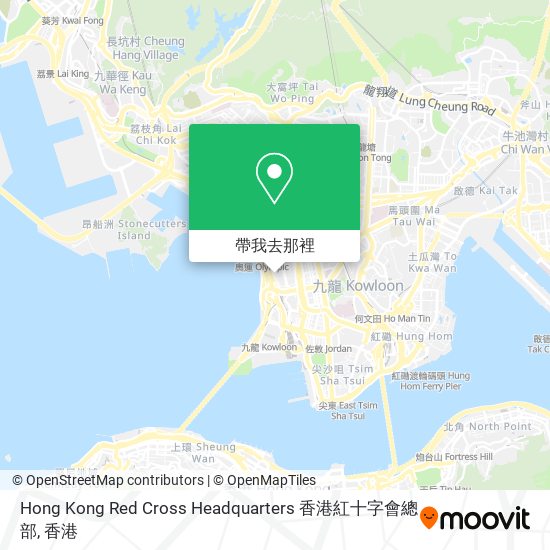 Hong Kong Red Cross Headquarters 香港紅十字會總部地圖