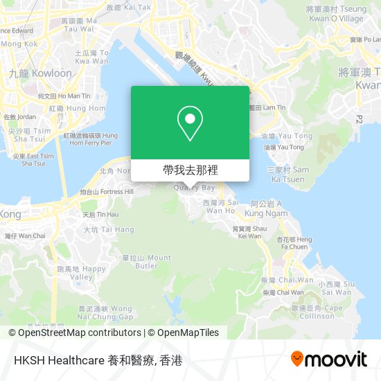 HKSH Healthcare 養和醫療地圖