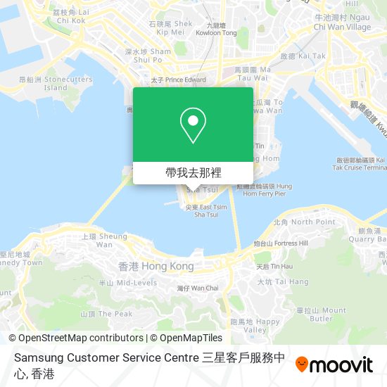 Samsung Customer Service Centre 三星客戶服務中心地圖