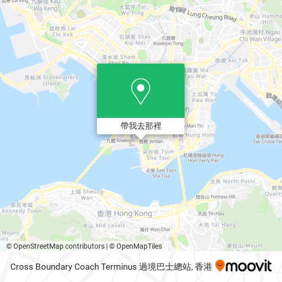 Cross Boundary Coach Terminus 過境巴士總站地圖