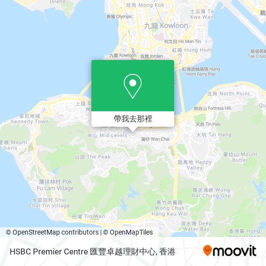 HSBC Premier Centre 匯豐卓越理財中心地圖