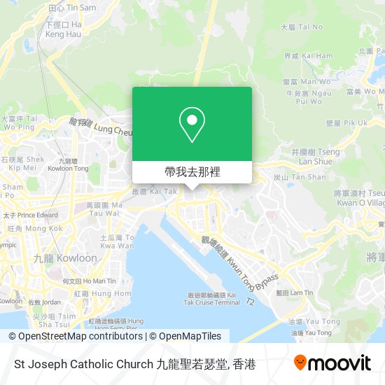 St Joseph Catholic Church 九龍聖若瑟堂地圖