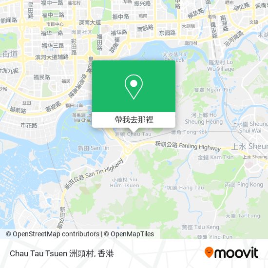 Chau Tau Tsuen 洲頭村地圖