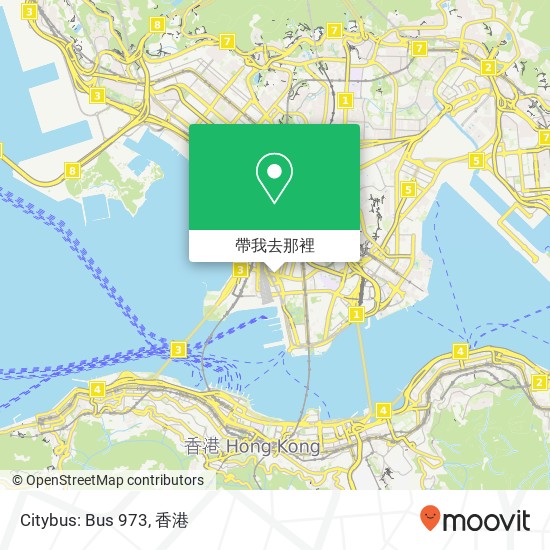 Citybus: Bus 973地圖