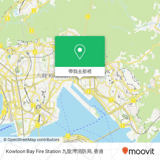 Kowloon Bay Fire Station 九龍灣消防局地圖