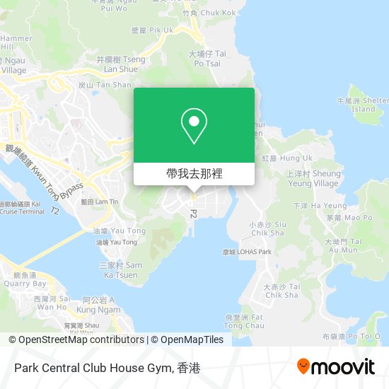 Park Central Club House Gym地圖