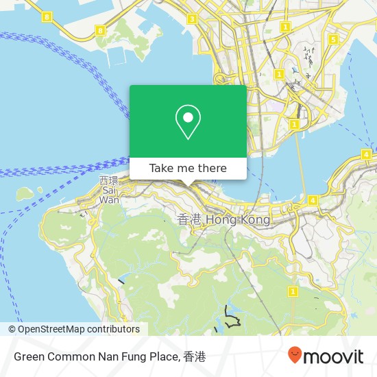 Green Common Nan Fung Place地圖