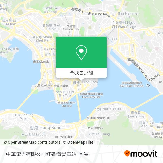 中華電力有限公司紅磡灣變電站地圖