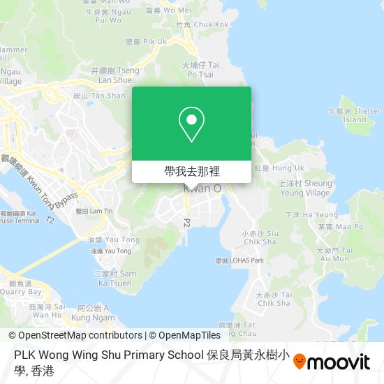 PLK Wong Wing Shu Primary School 保良局黃永樹小學地圖