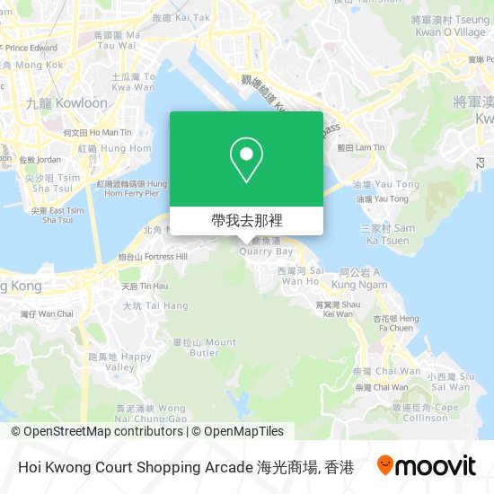 Hoi Kwong Court Shopping Arcade 海光商場地圖
